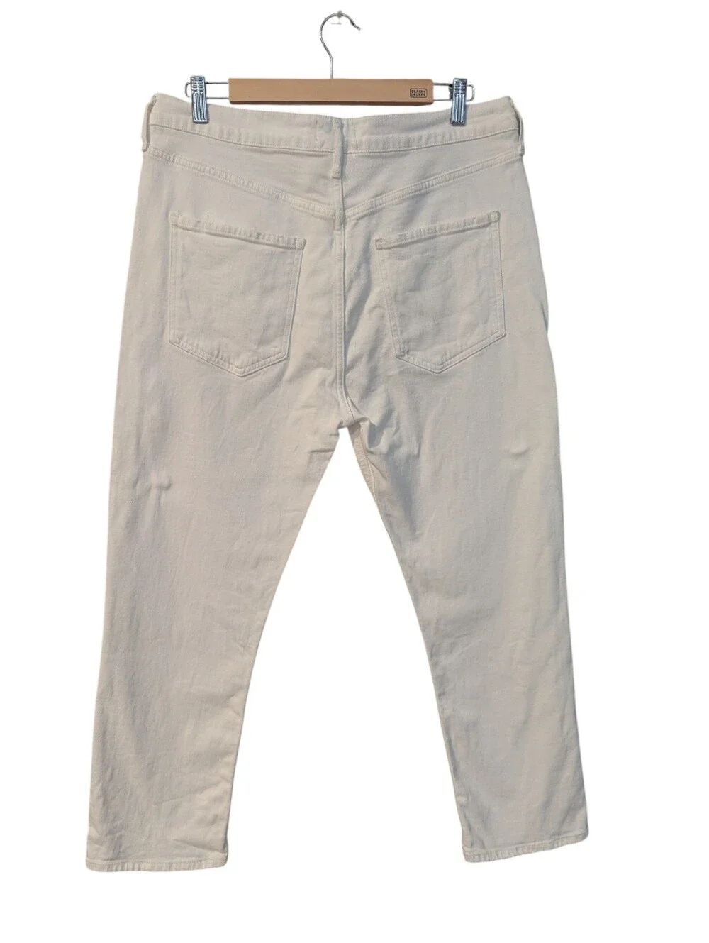 AGOLDE Riley Straight Crop  Denim Jeans In Whip High Waisted Size 32